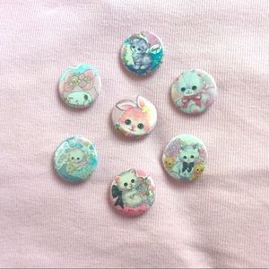 7 pastel pins